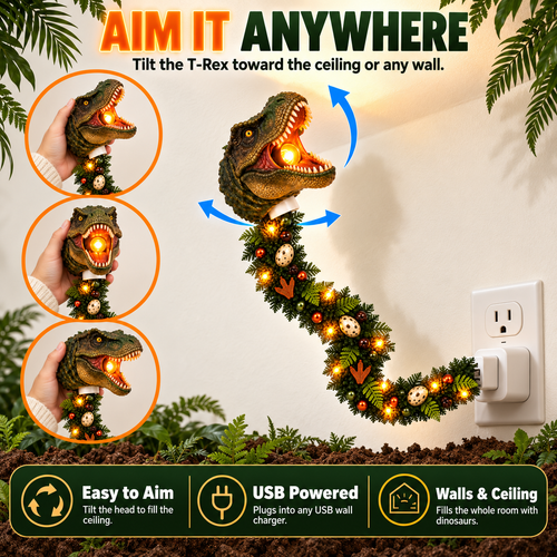 DinoGlow Dinosaur Room Projector